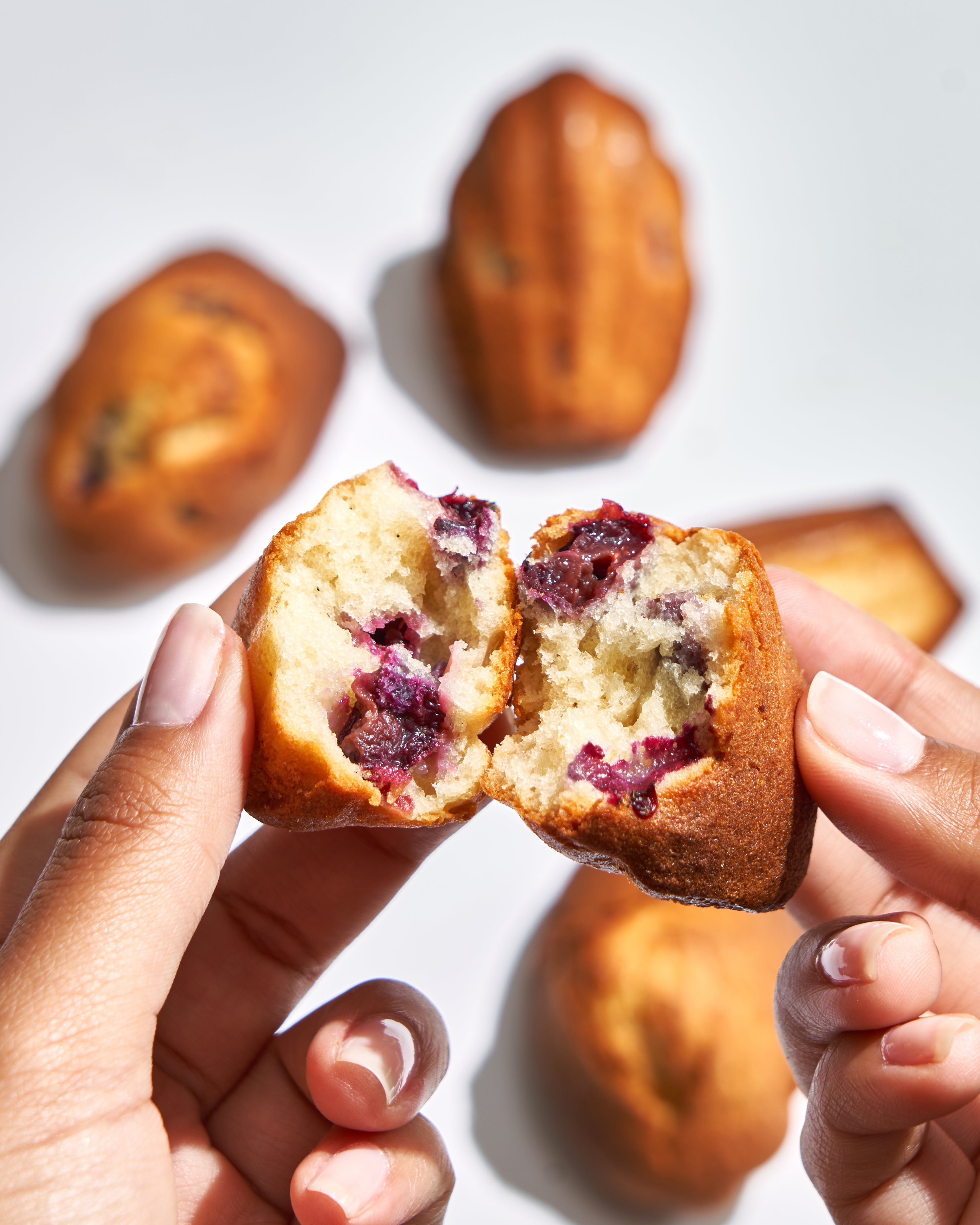Blueberry Madeleine