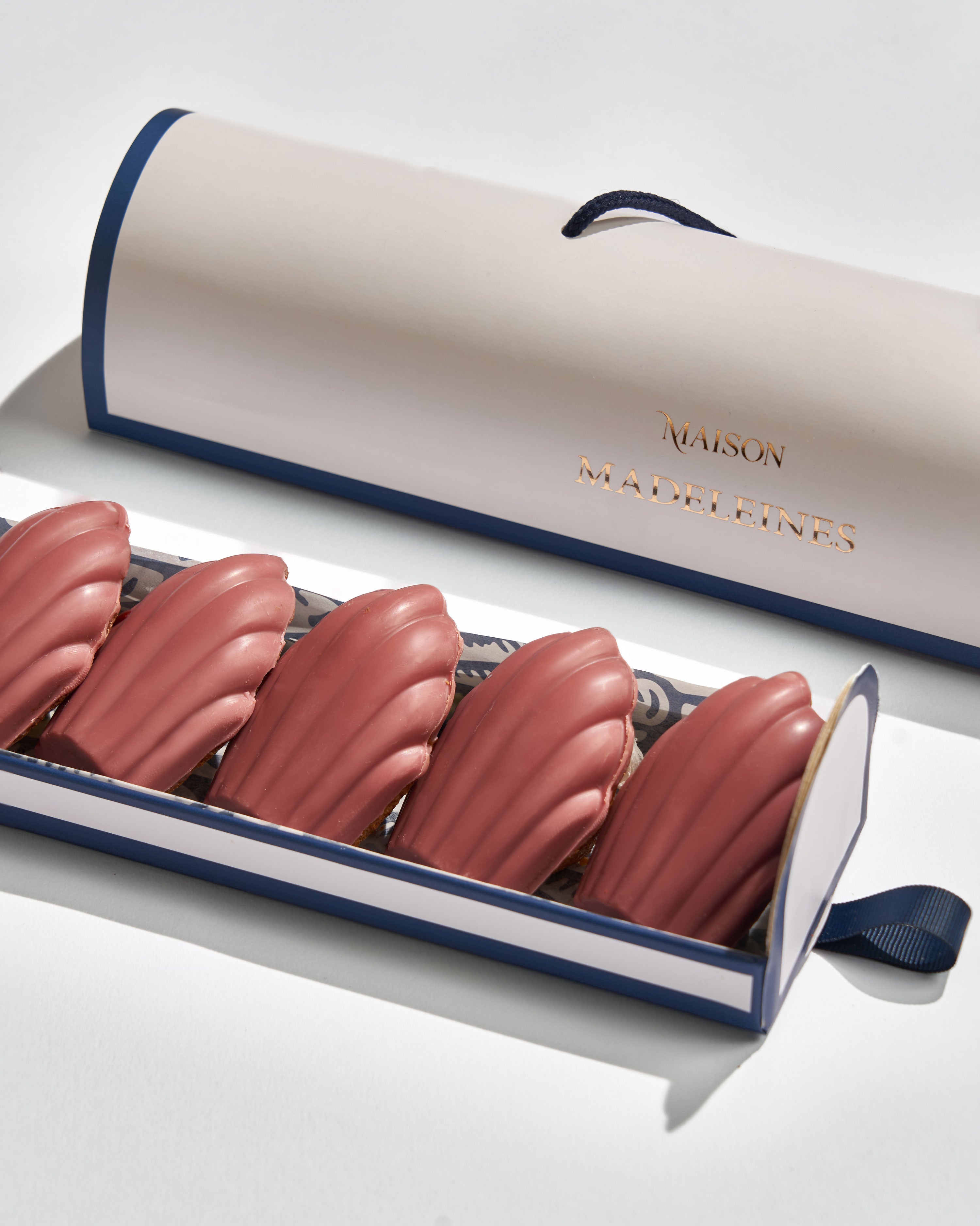 Strawberry & Ruby Chocolate Madeleine